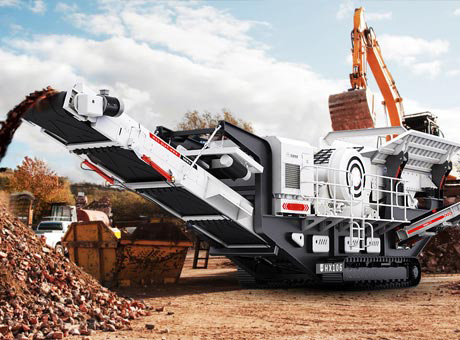 江蘇鹽城時產(chǎn)400噸履帶式移動破碎機